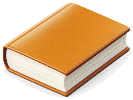 A tan-colored book, a symbol of knowledge. png