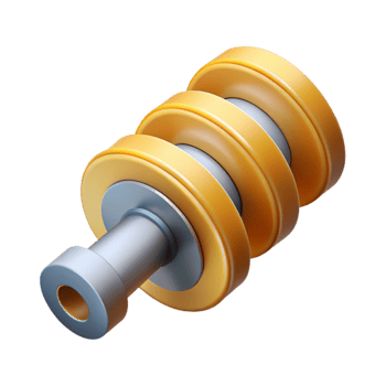 breathtaking inspired Flat color of a camshaft. Crisp edges, minimal design with Scalable Design. png