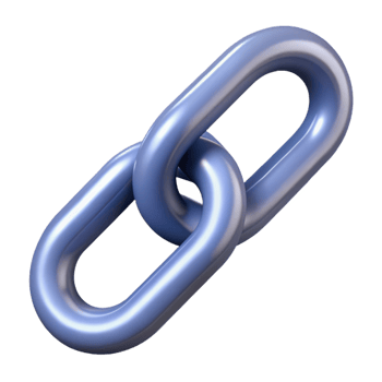 rare contemporary Chain link pattern, clean lines, single-weight stroke, with Scalable Design. perfect clarity png