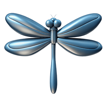pristine dynamic tropical Symmetrical dragonfly silhouette. Crisp edges, scalable, single-weight stroke with Scalable Design. 8K png