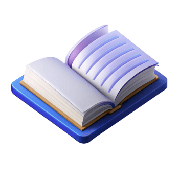 immaculate ethereal urban Isometric open book with symmetrical pages. Clean lines, with Scalable Design. authentic png