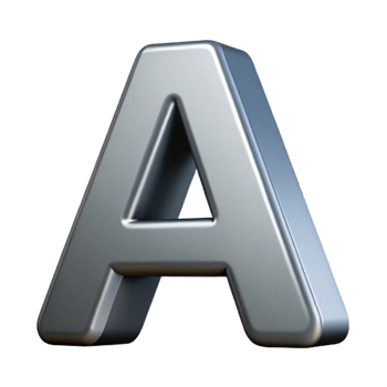 splendid rustic Stylized letter A with clean lines and single-weight stroke. Flat gray color with Scalable Design. expertly shot png