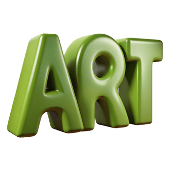 alluring joyful urban ART in a flat olive green font. Clean lines with Scalable Design. professional png
