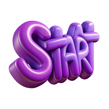 unparalleled bohemian Minimal START in flat purple. Single-weight stroke with Scalable Design. ultra HD png