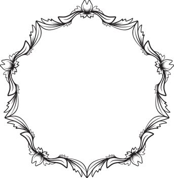 ornate fashionable label png