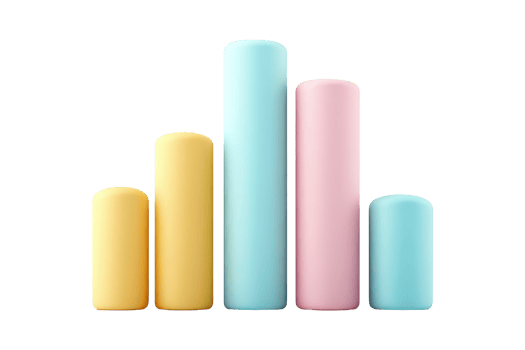 Bar chart analysis digital space graphic png