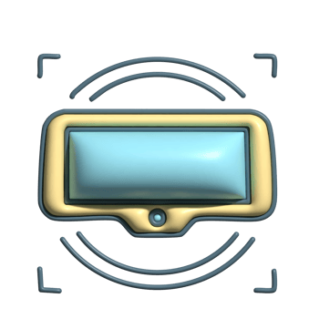 3D VR Headset Futuristic Experience and Digital Reality Concept png