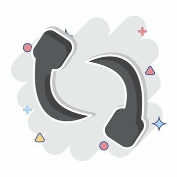 Icon Leech. related to Insects symbol. comic style. design editable vector