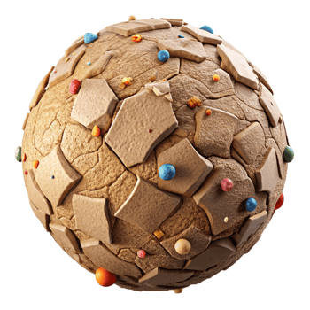 serene rustic Dry Cracked Earth Close Up Texture Cutout high resolution png