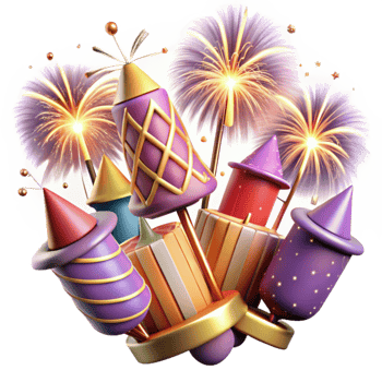 wonderful artistic Diwali Fireworks Display Isolated Sparkling Lights high resolution png