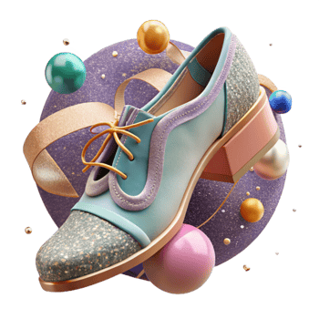 magnificent abstract Argentinian Tango Dancer Shoe Detail Transparent Background exclusive png