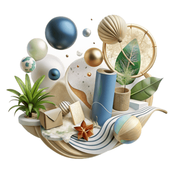 extraordinary classic Eco Conscious Lifestyle Choices Collage Transparent Background professional png