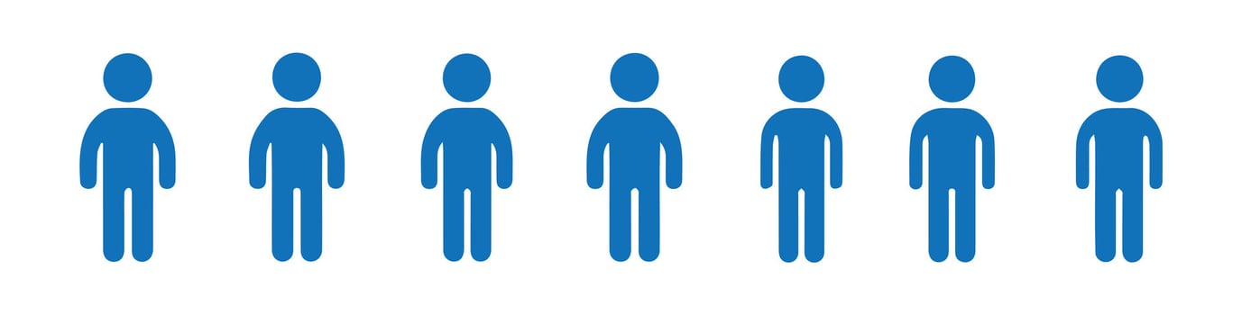 Corporate People Set in Silhouette Style vector