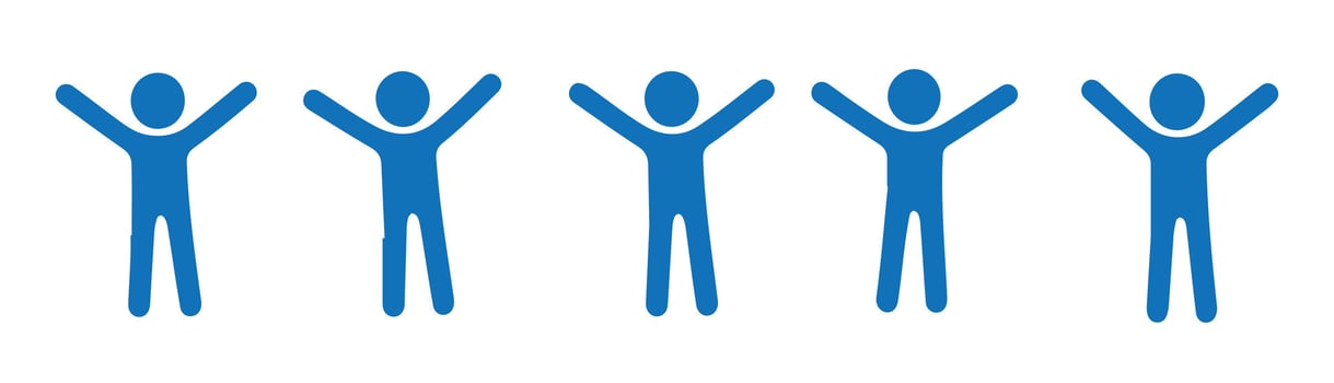 Business People Silhouettes for Reports vector