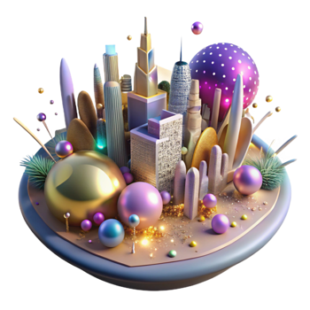 stunning creative Close Up of City Glow Affecting Nocturnal Animals Transparent Background high resolution png