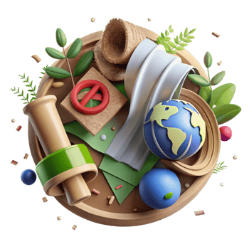 beautiful modern Deforestation Activism Poster Isolated professional png