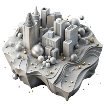 impressive vintage Detailed City Map Grayscale Transparent high quality png