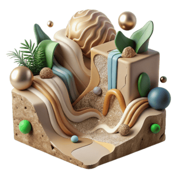 magnificent creative Deforestation Impact Soil Erosion Isolated original png