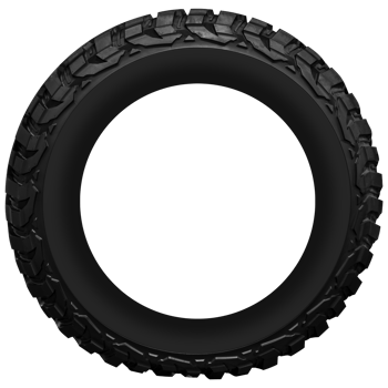 Side view off road tire png
