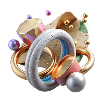 stunning creative Artisan Crafted Ring with Textured Metal Transparent Background professional png