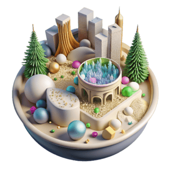 dramatic traditional City Park Biodiversity Transparent Top View png