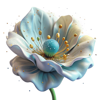 stunning artistic Arctic Poppy Flower Close Up Isolated Element professional png