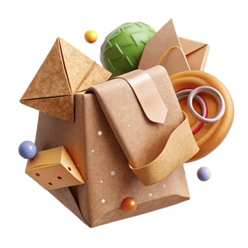 magnificent minimalist Eco Friendly Packaging with Recycled Materials Cutout exclusive png