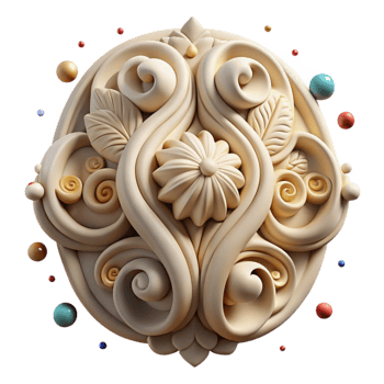 dramatic modern Confiscated Ivory Carving Isolated Ornate Detail genuine png
