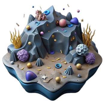 dramatic classic Depleted Ocean Floor Cutout Dark Lighting png