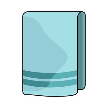 illustration of Gym Towel vector