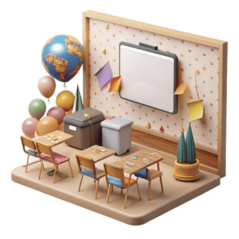 extraordinary classic Classroom with Interactive Projector Cutout exclusive png