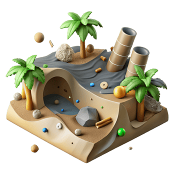 extraordinary rustic Deforestation Leading to Soil Erosion Cutout high resolution png