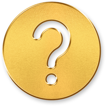 Gold Question Mark Icon 3D Gold Metallic Question Symbol with Glossy Finish and Shadowed Look for Help Center, Inquiry, Troubleshooting, and Assistance Purposes png