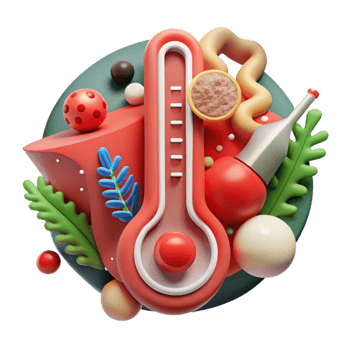 wonderful minimalist Climate Change Thermometer Cutout Red Mercury original png