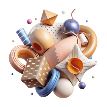 magnificent modern Abstract Teamwork Concept Illustration Isolated Element png
