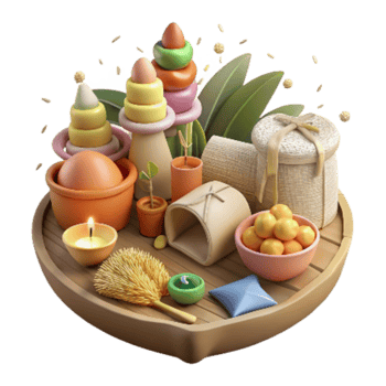 serene rustic Community Sharing Food at Picnic Table Isolated original png