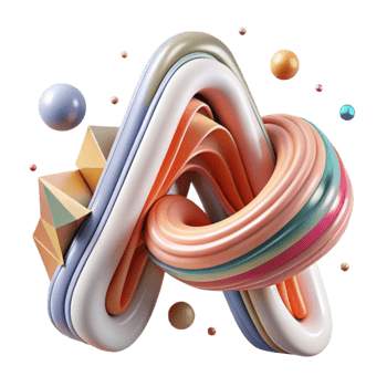 serene abstract Abstract Brushstroke Letter a Isolated png