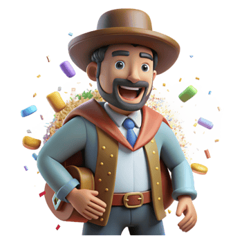 impressive modern Argentinian Gaucho with Boleadoras Isolated Element genuine png