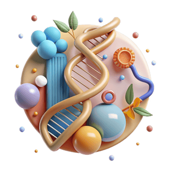 vibrant creative Conservation Biology Icon Transparent Background Dna Helix high resolution png