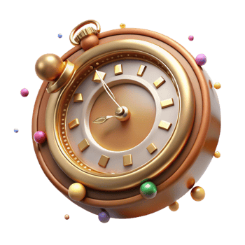 stunning vintage Antique Clock Face Close Up Transparent Background genuine png