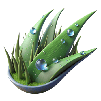 vibrant contemporary Close Up Dew Drops on Grass Blade Isolated Element original png