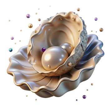 magnificent classic Close Up of Deformed Oyster Shell From Ocean Acidification Isolated high quality png
