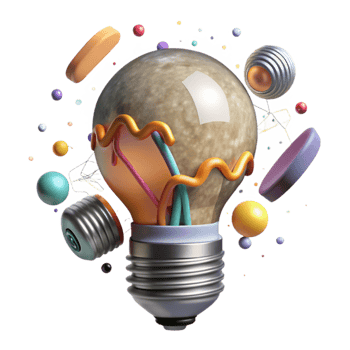 wonderful abstract Energy Efficient Lightbulb Front View Cutout premium png