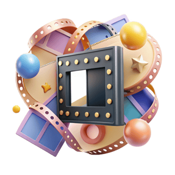 stunning minimalist Filmstrip Frame with Sprocket Holes Transparent professional png