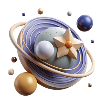wonderful classic Binary Star System Isolated on Transparent Background exclusive png