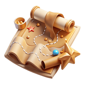 extraordinary rustic Ancient Map Trade Route Cutout Isolated premium png