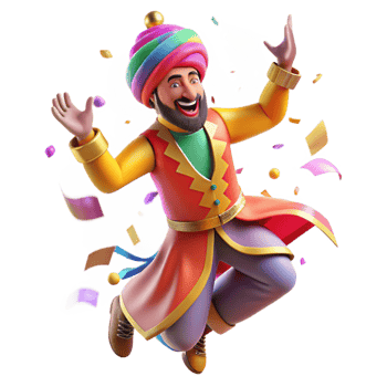 vibrant classic Bhangra Dancer Energetic Movement Colorful Costume Transparent Background professional png