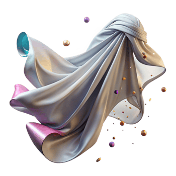 magnificent abstract Belly Dance Veil Sheer Fabric Flowing Movement Cutout Elegant Drapery genuine png