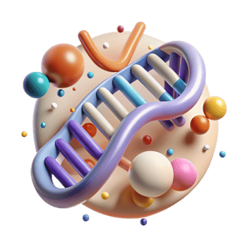 stunning minimalist Genetic Code Transparent Background premium png