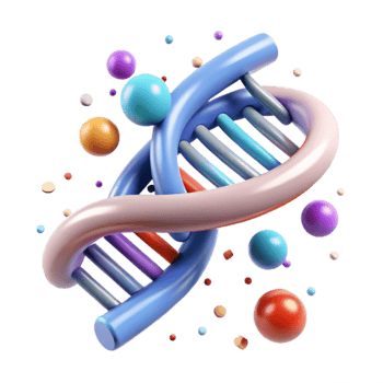 stunning abstract Dna Double Helix Molecular Structure Isolated genuine png